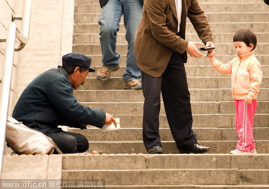 Would you give money to beggars?