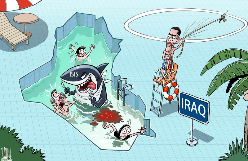 Cartoons recreate 10 major world events in 2014