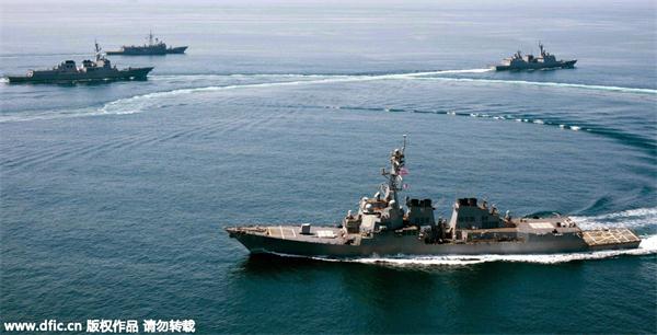 US provocative act in South China Sea