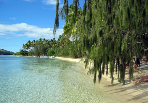 The South Pacific island of Fiji draws honeymooners interested in seclusion and exotic locales. 