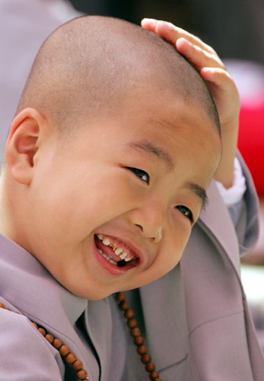 South Korea novice monks