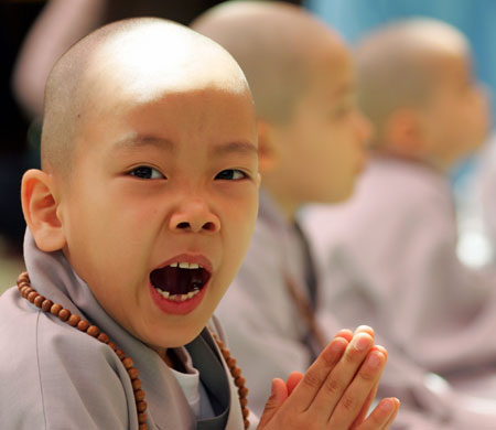 South Korea novice monks