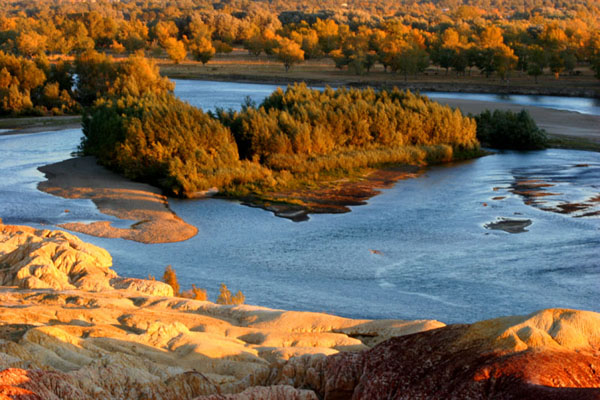 Beautiful sceneries in northern part of Xinjiang