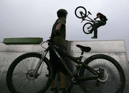 Bicycle practice in Belgrade 