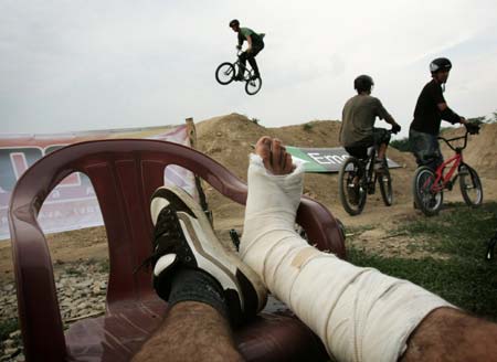 Bicycle practice in Belgrade 