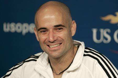 Agassi bids emotional farewell