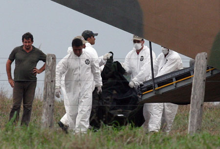 Brazil finds 100 bodies of passengers killed in aircraft crash