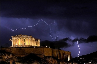 Stormy Acropolis