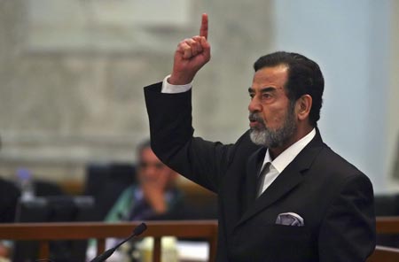 Saddam in trial