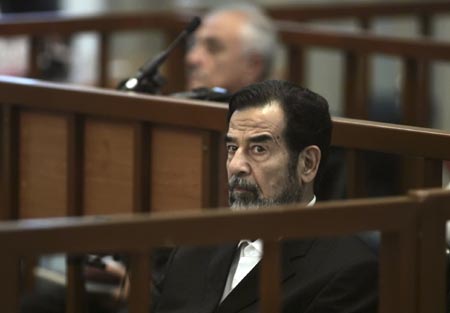 Saddam in trial