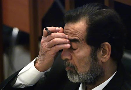 Saddam in trial