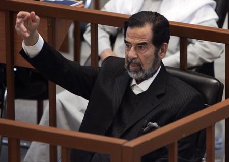 Saddam in trial