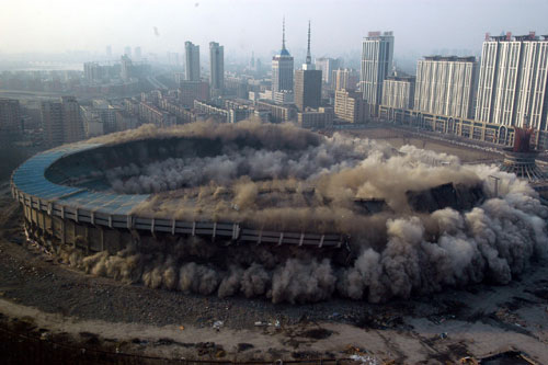 Wulihe Stadium demolished