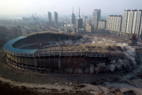 Wulihe Stadium demolished