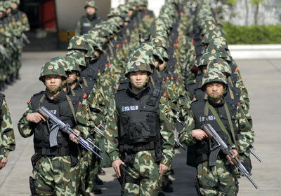 Anti-terrorism drill in Nanjing