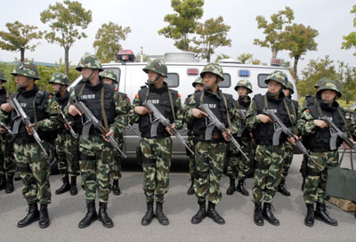 Anti-terrorism drill in Nanjing