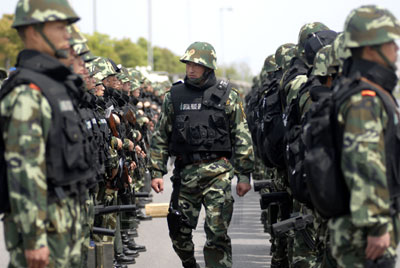 Anti-terrorism drill in Nanjing