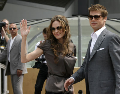 Angelina Jolie, Brad Pitt at Gannes