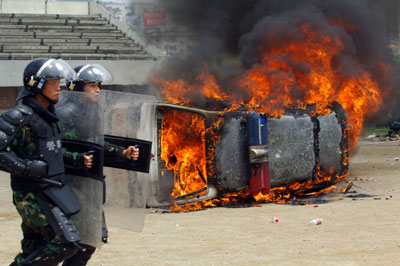 Anti-terrorism drill in Guiyang