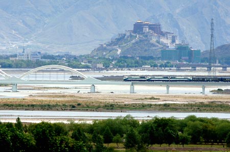 One year anniversary of Qinghai-Tibet railway