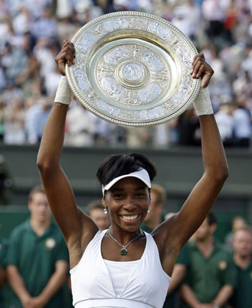 Venus Williams wins 4th Wimbledon title