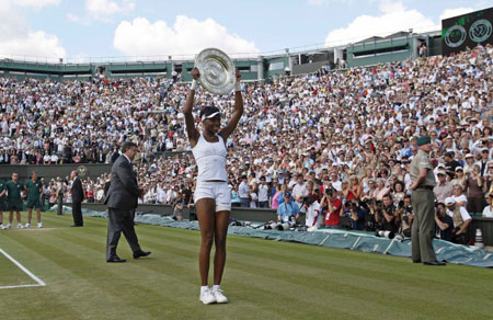 Venus Williams wins 4th Wimbledon title