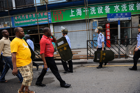 Africans protest in Guangzhou after passport checks