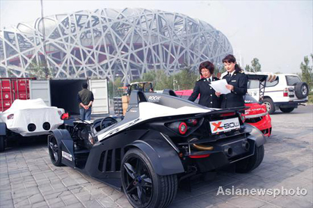 Bird's Nest prepares for the Race Of Champions