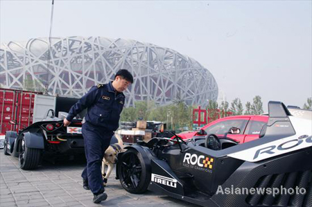 Bird's Nest prepares for the Race Of Champions