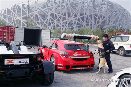 Bird's Nest prepares for the Race Of Champions