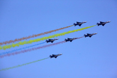 Air Force show staged to celebrate anniversary