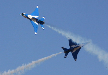 Air Force show staged to celebrate anniversary