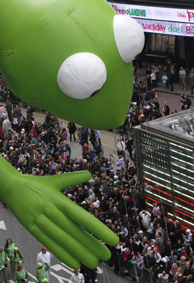 Macy's Thanksgiving day parade in New York