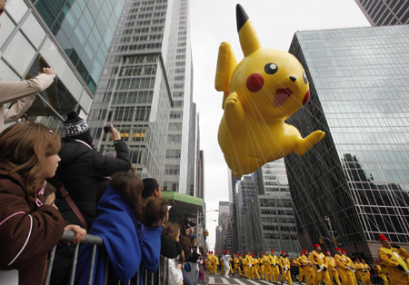 Macy's Thanksgiving day parade in New York