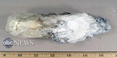 Explosive found in terrorist's crotch