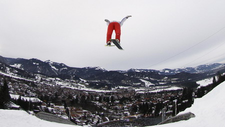 Ski jumping tournament held in Oberstdorf