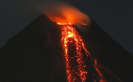 Philippine volcano calm only for now