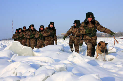 Border patrol continues in cold weather