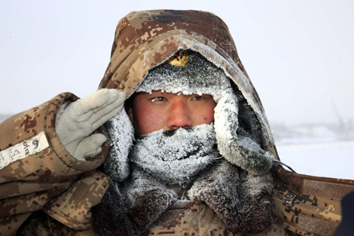 Border patrol continues in cold weather