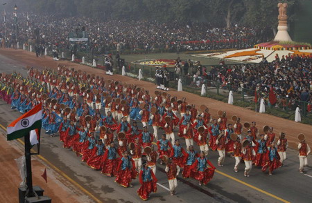 India holds parade for the Republic Day