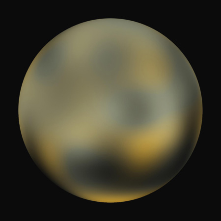 Most detailed view of Pluto's entire surface