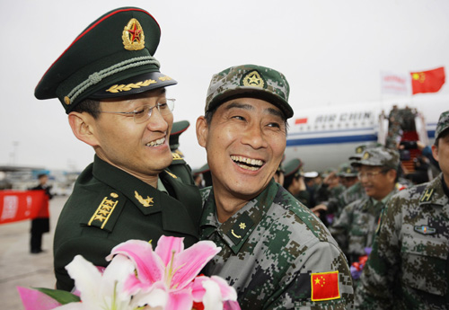 Chinese medical team in Haiti back home