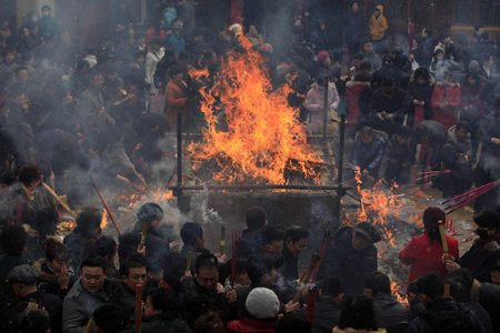 Spring Festival celebration around China