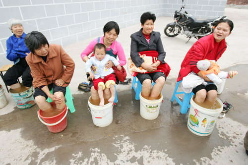 Foot massage at two yuan