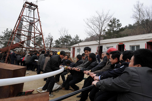 Rescue work ongoing for 11 trapped in mine