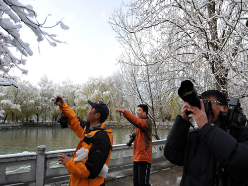 Spring snow in Lhasa