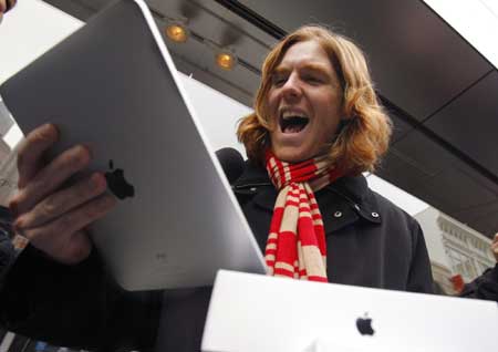 Apple's new iPad hits US stores