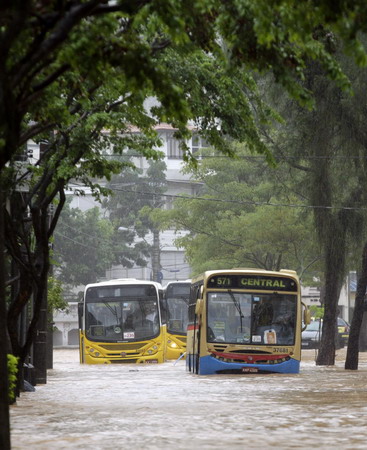 The worst rains in 30 years hit Rio de Janeiro