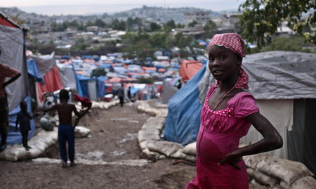 Earthquake survivors' lives in Haiti