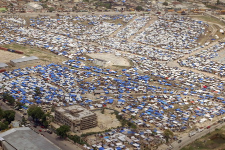 Earthquake survivors' lives in Haiti